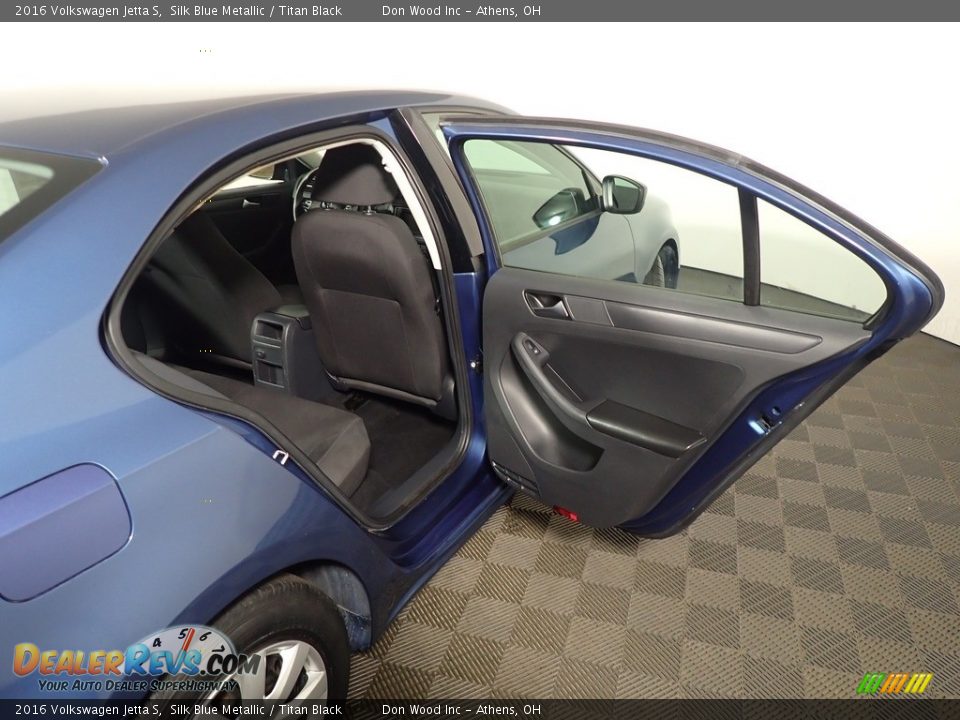 2016 Volkswagen Jetta S Silk Blue Metallic / Titan Black Photo #31