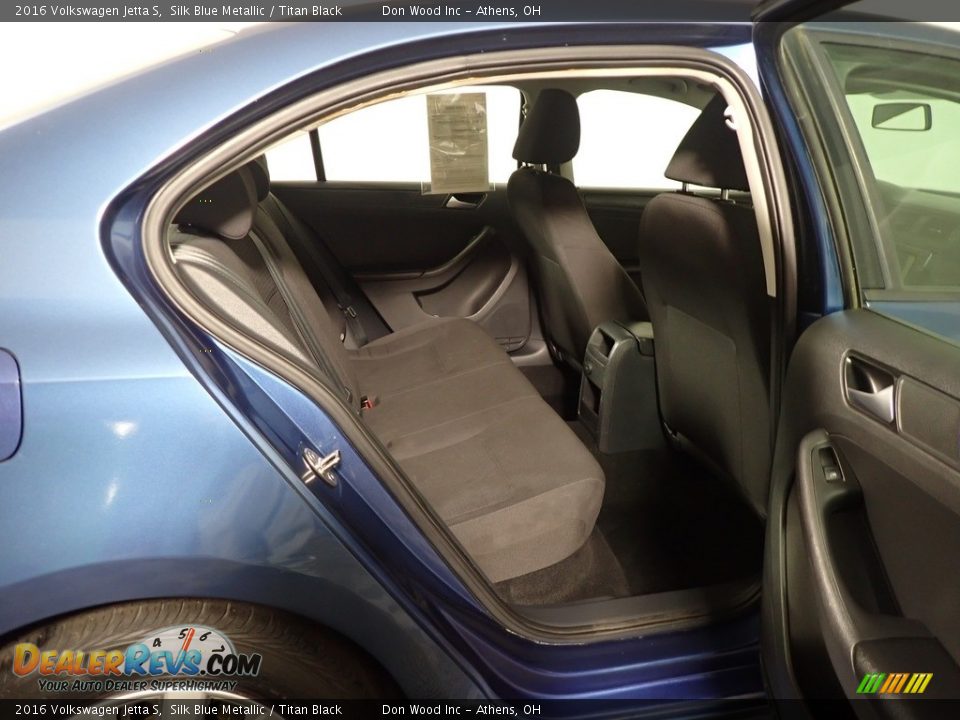 2016 Volkswagen Jetta S Silk Blue Metallic / Titan Black Photo #32