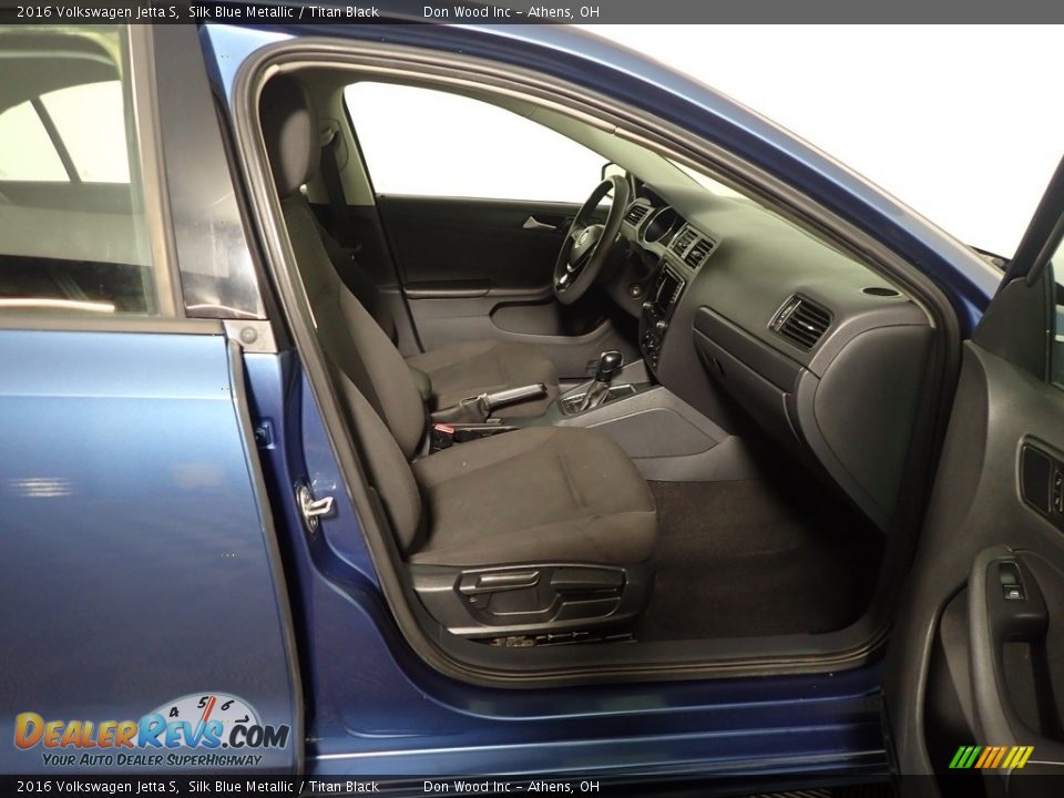 2016 Volkswagen Jetta S Silk Blue Metallic / Titan Black Photo #34
