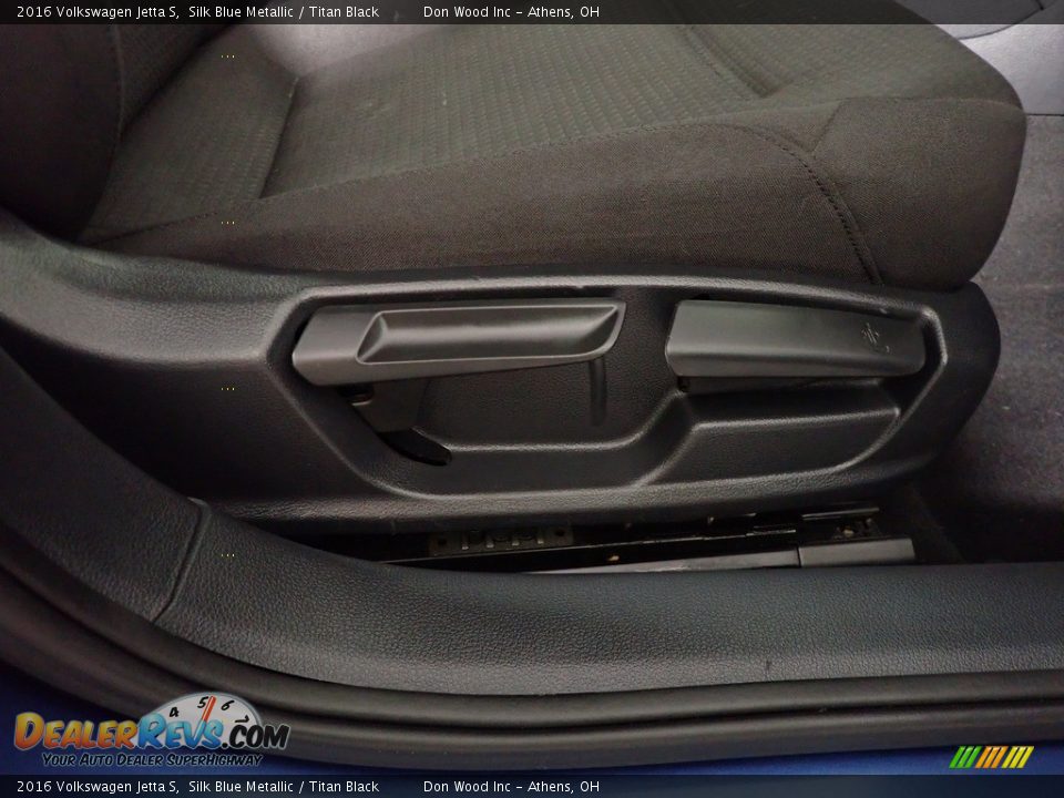 2016 Volkswagen Jetta S Silk Blue Metallic / Titan Black Photo #35