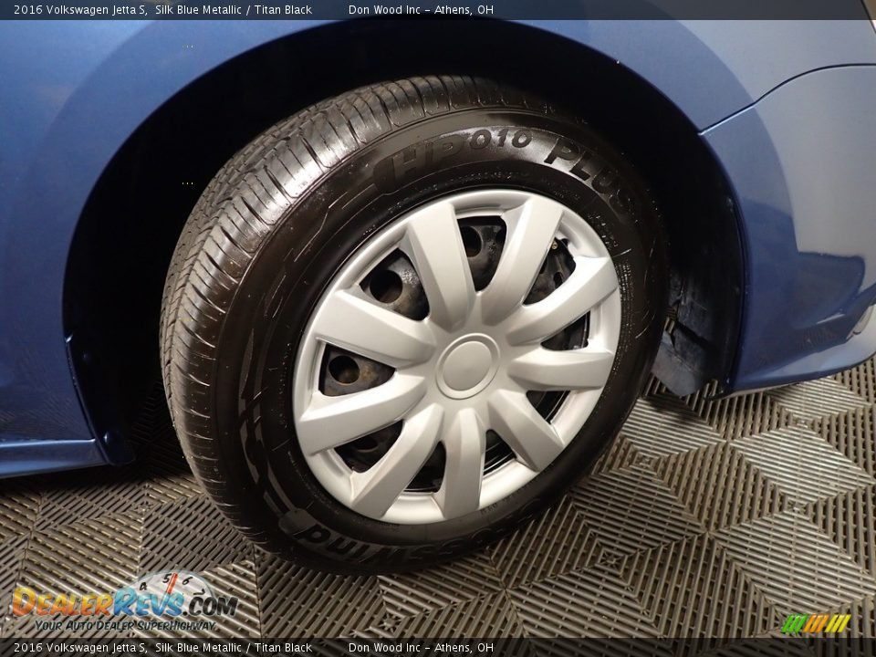 2016 Volkswagen Jetta S Silk Blue Metallic / Titan Black Photo #36