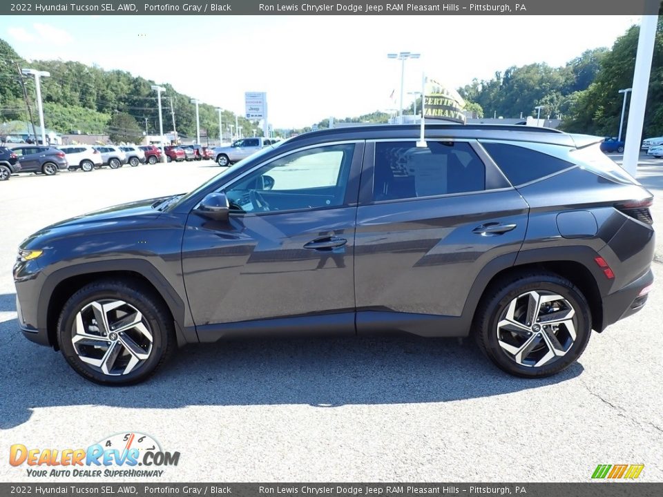 2022 Hyundai Tucson SEL AWD Portofino Gray / Black Photo #2