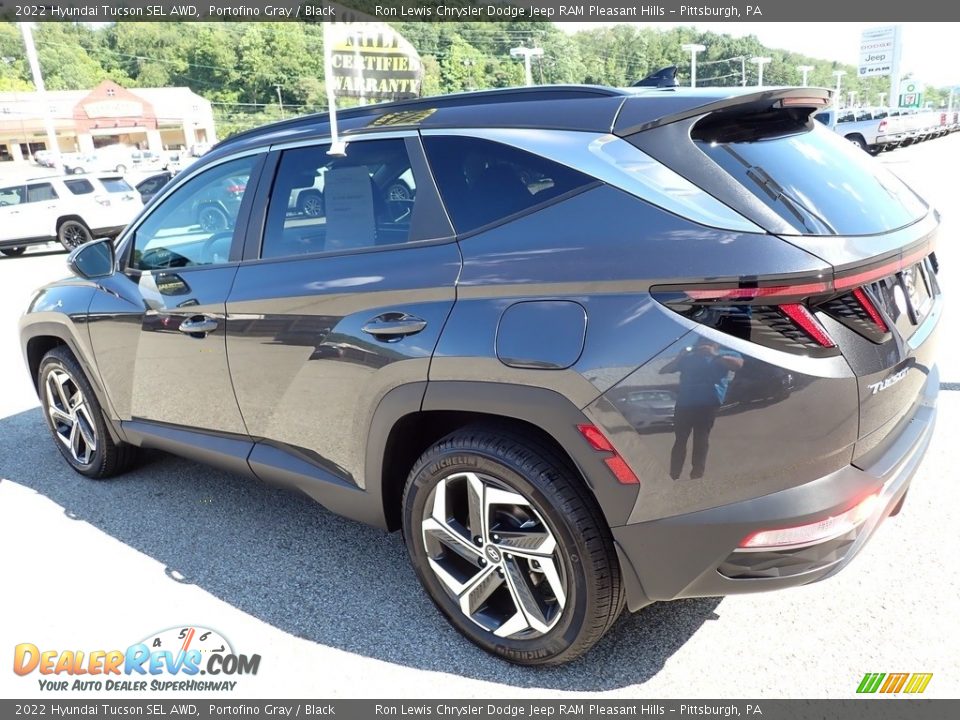 2022 Hyundai Tucson SEL AWD Portofino Gray / Black Photo #3