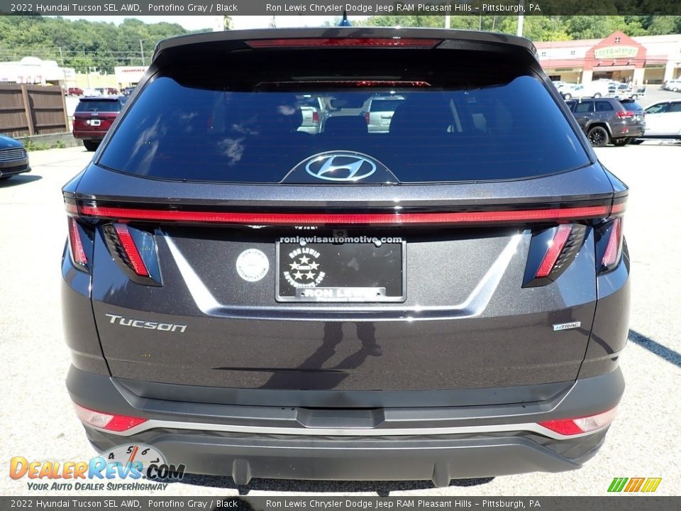 2022 Hyundai Tucson SEL AWD Portofino Gray / Black Photo #4