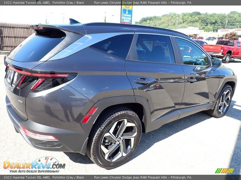 2022 Hyundai Tucson SEL AWD Portofino Gray / Black Photo #6