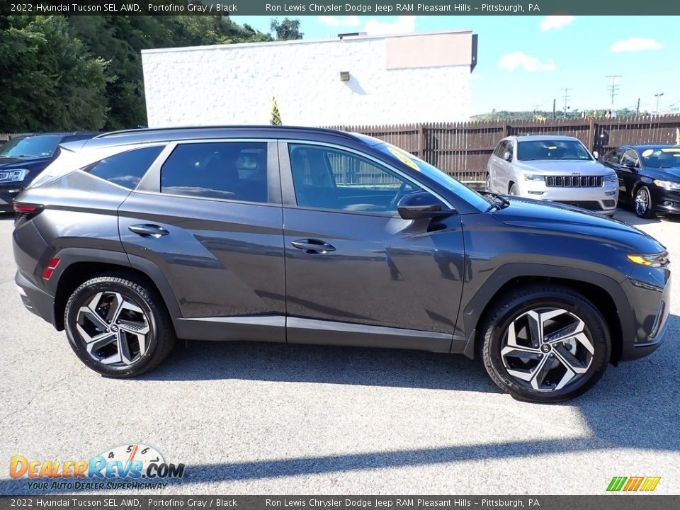 2022 Hyundai Tucson SEL AWD Portofino Gray / Black Photo #7