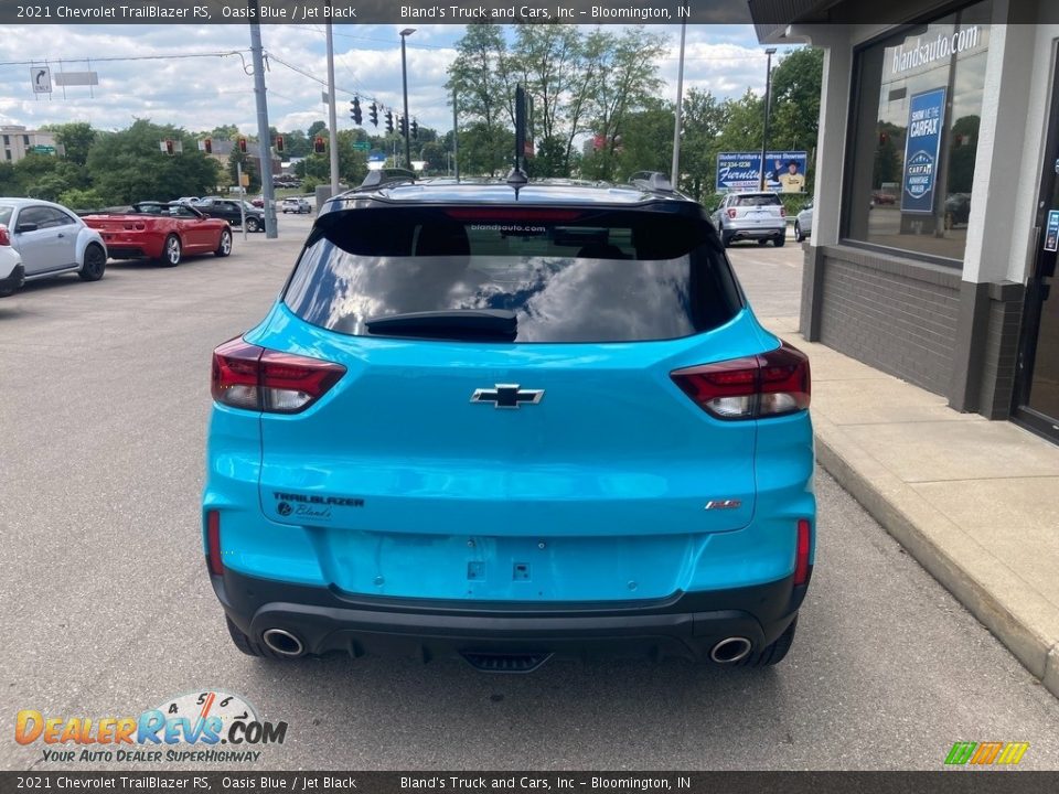 2021 Chevrolet Trailblazer RS Oasis Blue / Jet Black Photo #4