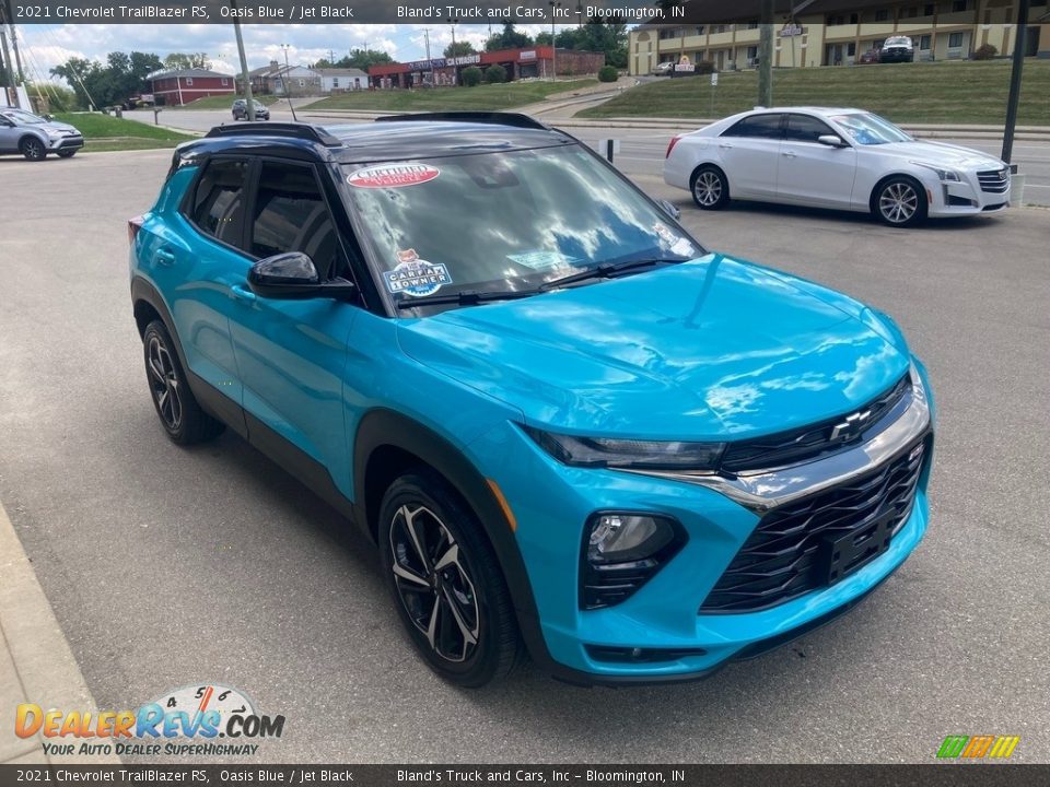 2021 Chevrolet Trailblazer RS Oasis Blue / Jet Black Photo #7