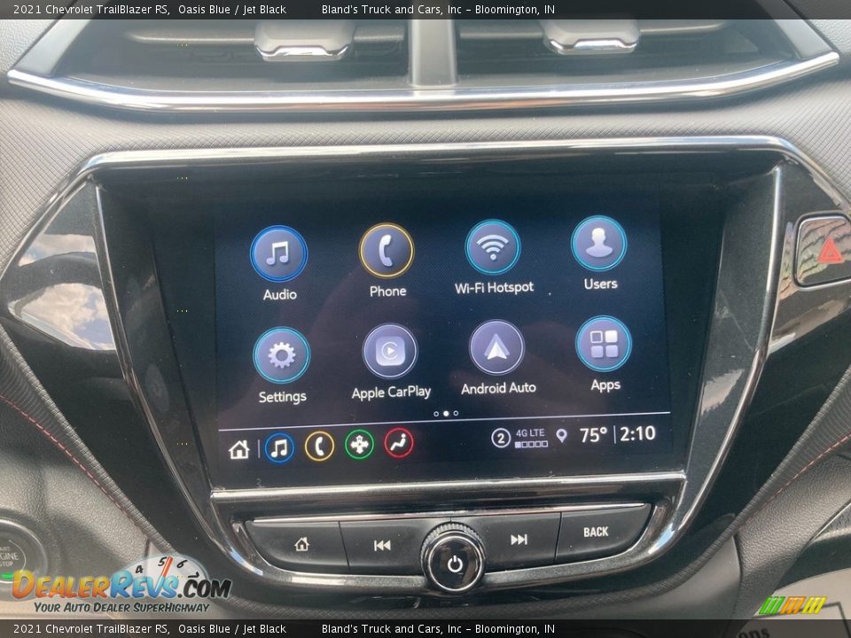 2021 Chevrolet TrailBlazer RS Oasis Blue / Jet Black Photo #25