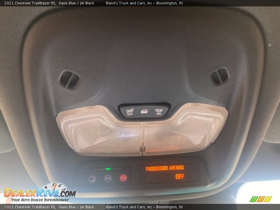 2021 Chevrolet TrailBlazer RS Oasis Blue / Jet Black Photo #35