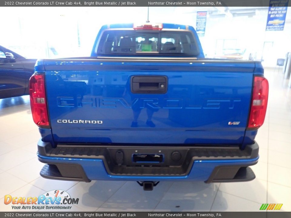 2022 Chevrolet Colorado LT Crew Cab 4x4 Bright Blue Metallic / Jet Black Photo #3