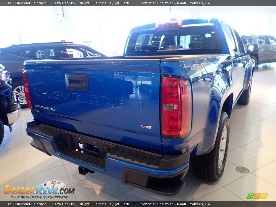 2022 Chevrolet Colorado LT Crew Cab 4x4 Bright Blue Metallic / Jet Black Photo #4