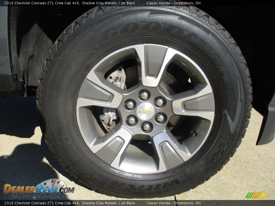 2019 Chevrolet Colorado Z71 Crew Cab 4x4 Shadow Gray Metallic / Jet Black Photo #5