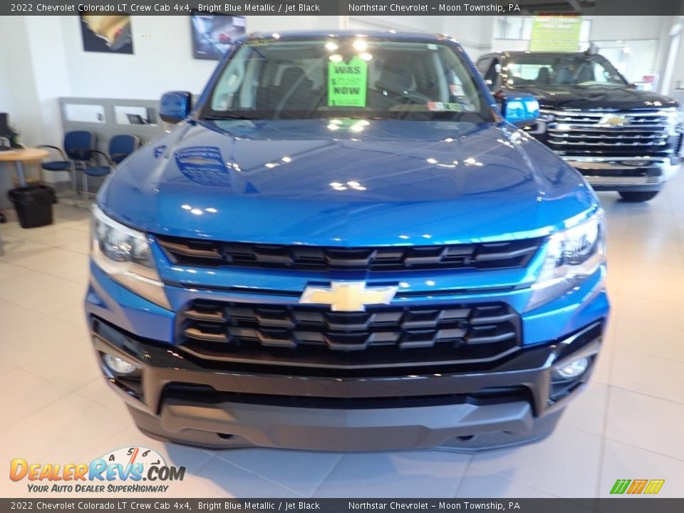 2022 Chevrolet Colorado LT Crew Cab 4x4 Bright Blue Metallic / Jet Black Photo #6