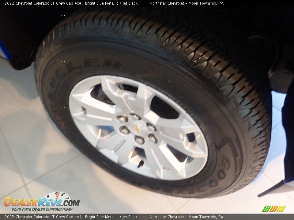 2022 Chevrolet Colorado LT Crew Cab 4x4 Bright Blue Metallic / Jet Black Photo #7