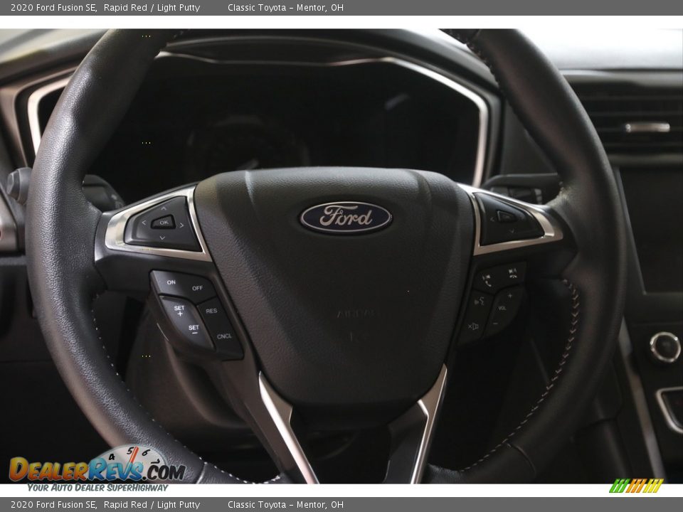 2020 Ford Fusion SE Rapid Red / Light Putty Photo #8