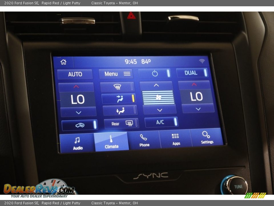 2020 Ford Fusion SE Rapid Red / Light Putty Photo #12