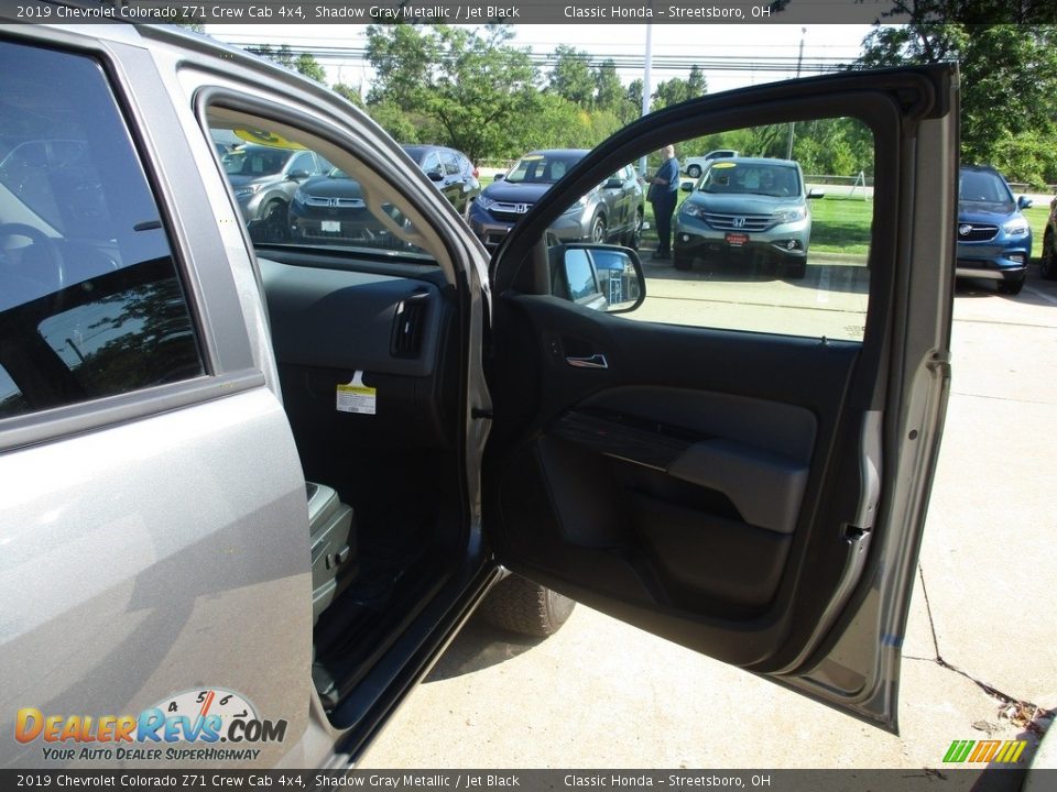 2019 Chevrolet Colorado Z71 Crew Cab 4x4 Shadow Gray Metallic / Jet Black Photo #15