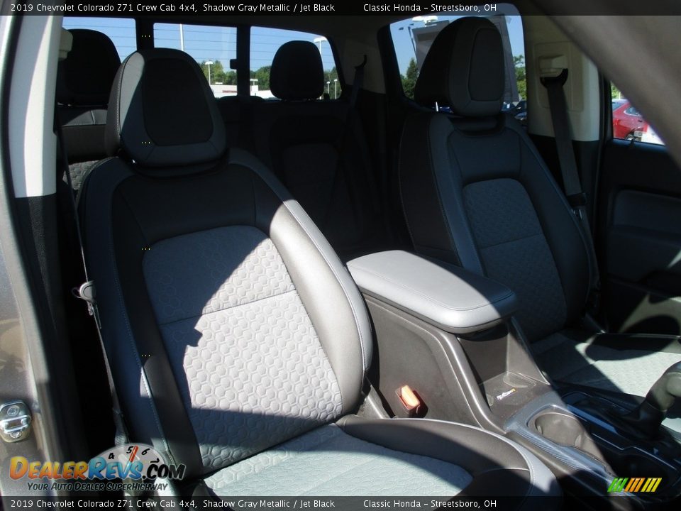2019 Chevrolet Colorado Z71 Crew Cab 4x4 Shadow Gray Metallic / Jet Black Photo #17