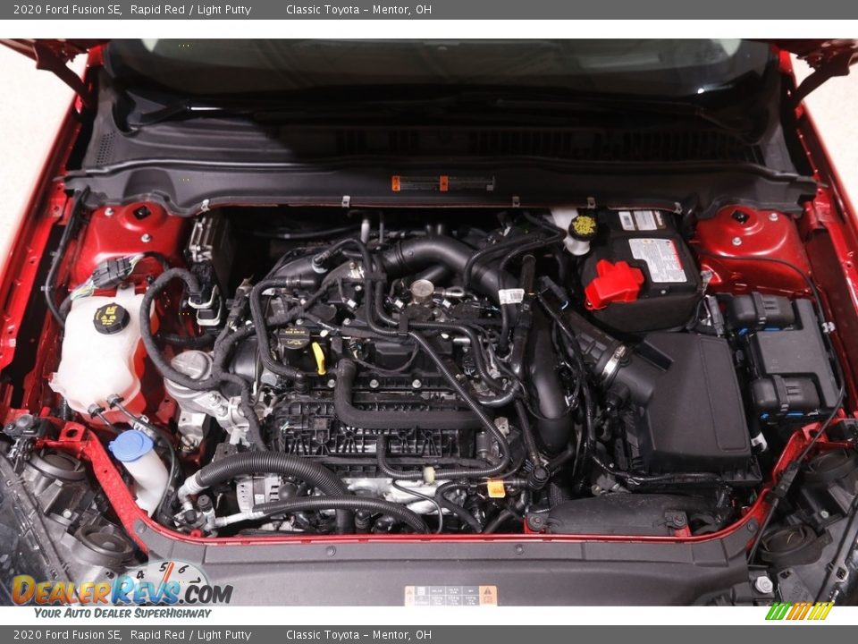 2020 Ford Fusion SE Rapid Red / Light Putty Photo #23