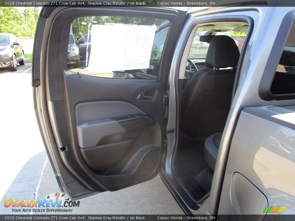 2019 Chevrolet Colorado Z71 Crew Cab 4x4 Shadow Gray Metallic / Jet Black Photo #22
