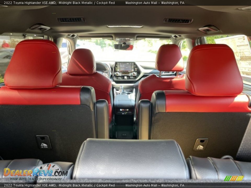 2022 Toyota Highlander XSE AWD Midnight Black Metallic / Cockpit Red Photo #25