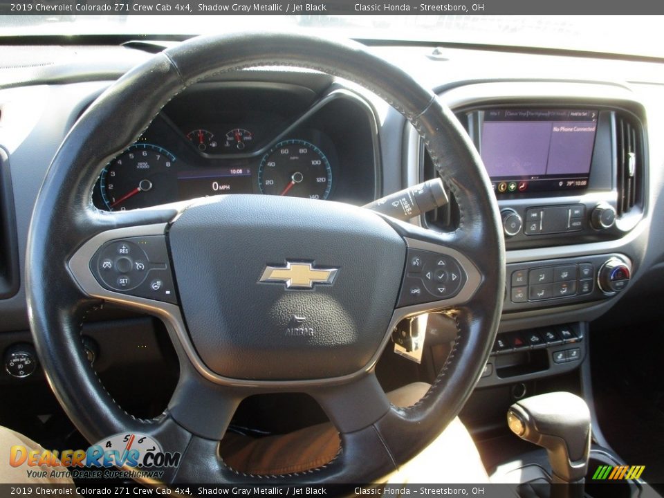 2019 Chevrolet Colorado Z71 Crew Cab 4x4 Shadow Gray Metallic / Jet Black Photo #30