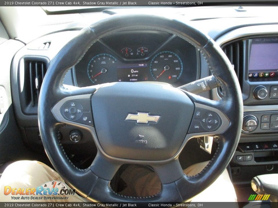 2019 Chevrolet Colorado Z71 Crew Cab 4x4 Shadow Gray Metallic / Jet Black Photo #31