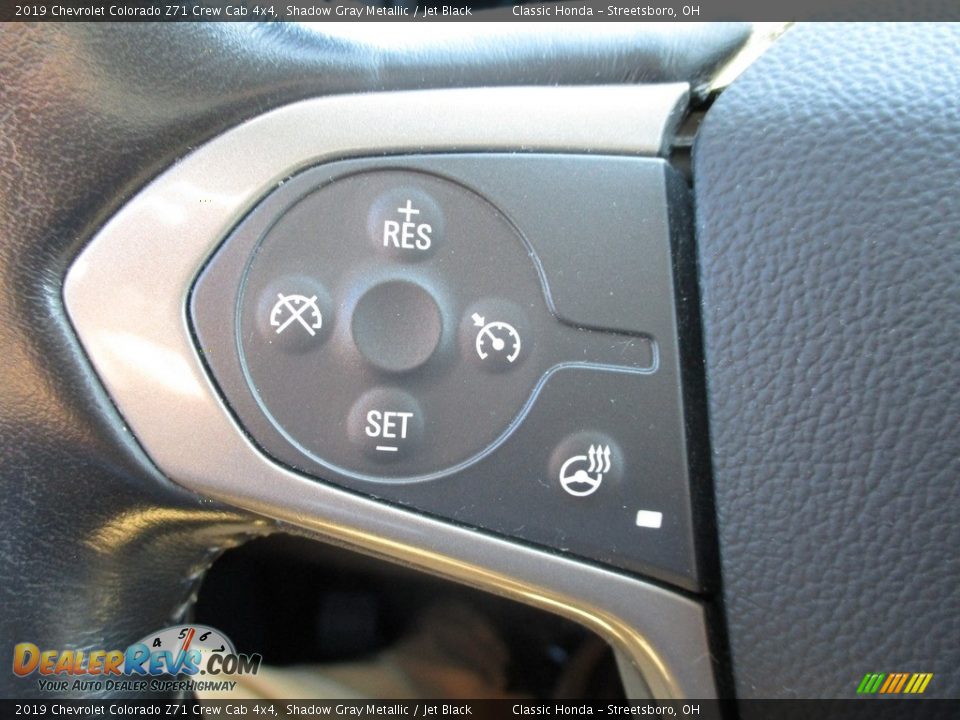 2019 Chevrolet Colorado Z71 Crew Cab 4x4 Shadow Gray Metallic / Jet Black Photo #33