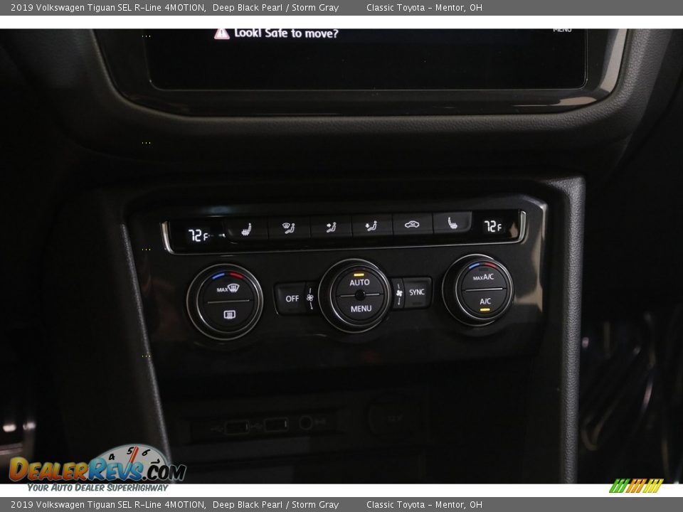2019 Volkswagen Tiguan SEL R-Line 4MOTION Deep Black Pearl / Storm Gray Photo #14
