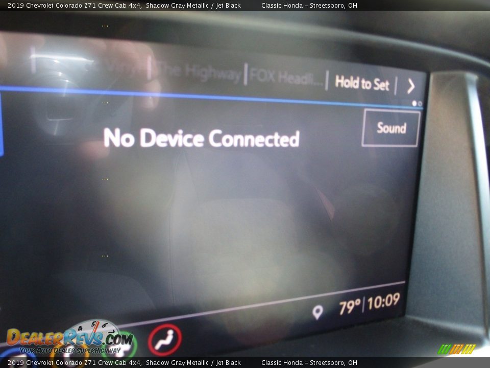 2019 Chevrolet Colorado Z71 Crew Cab 4x4 Shadow Gray Metallic / Jet Black Photo #36