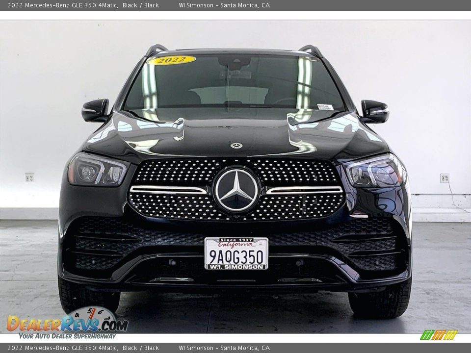 2022 Mercedes-Benz GLE 350 4Matic Black / Black Photo #2