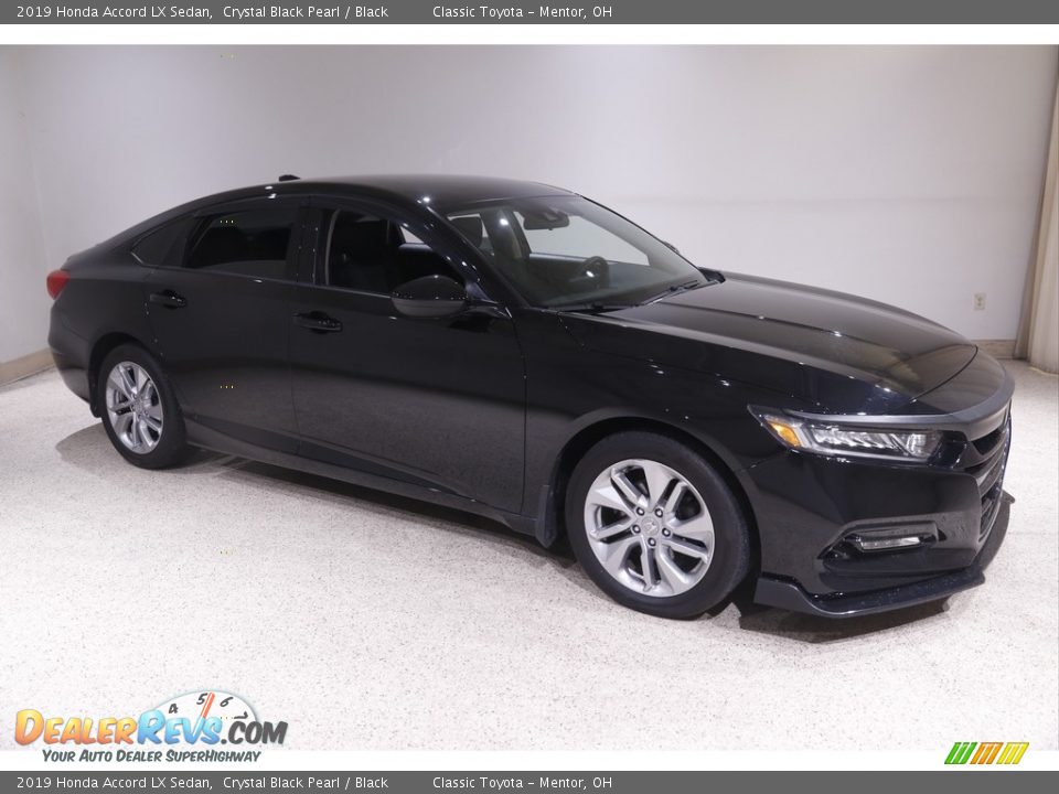2019 Honda Accord LX Sedan Crystal Black Pearl / Black Photo #1