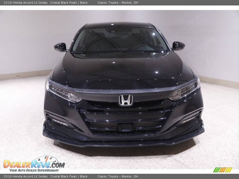 2019 Honda Accord LX Sedan Crystal Black Pearl / Black Photo #2