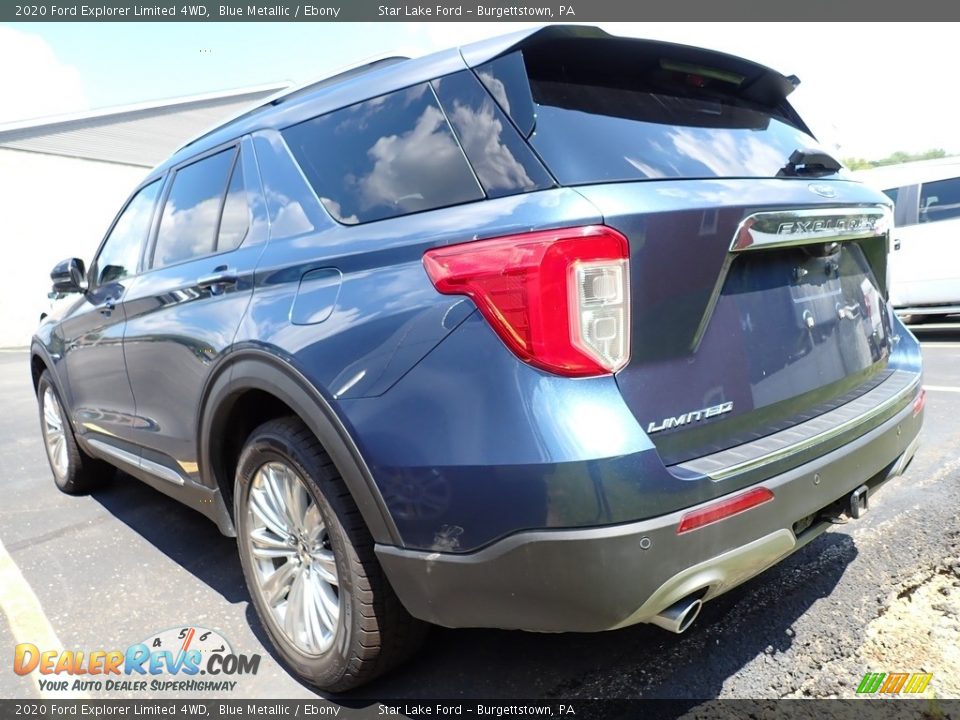 2020 Ford Explorer Limited 4WD Blue Metallic / Ebony Photo #2