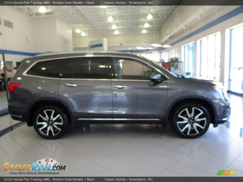 2019 Honda Pilot Touring AWD Modern Steel Metallic / Black Photo #4