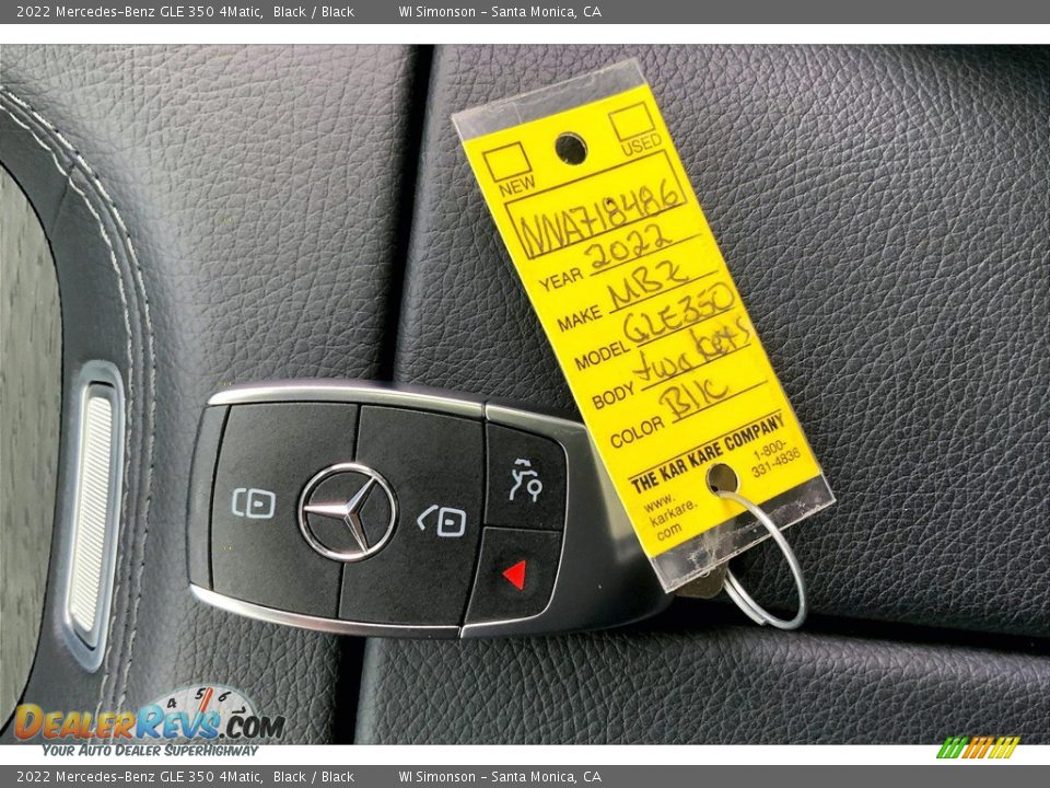 Keys of 2022 Mercedes-Benz GLE 350 4Matic Photo #11