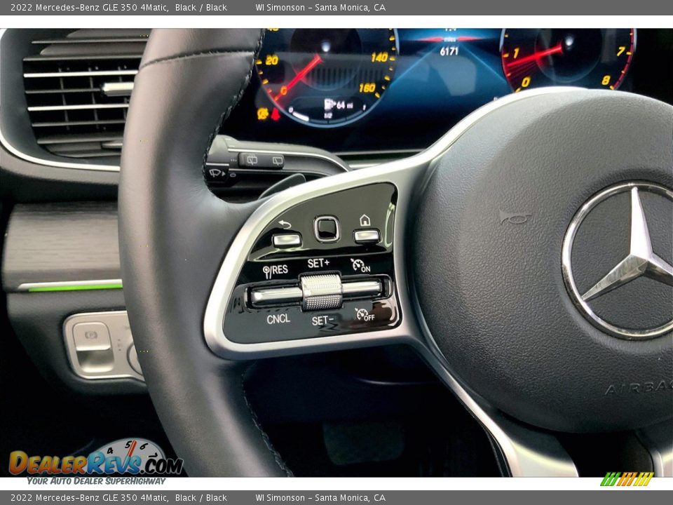 2022 Mercedes-Benz GLE 350 4Matic Steering Wheel Photo #21