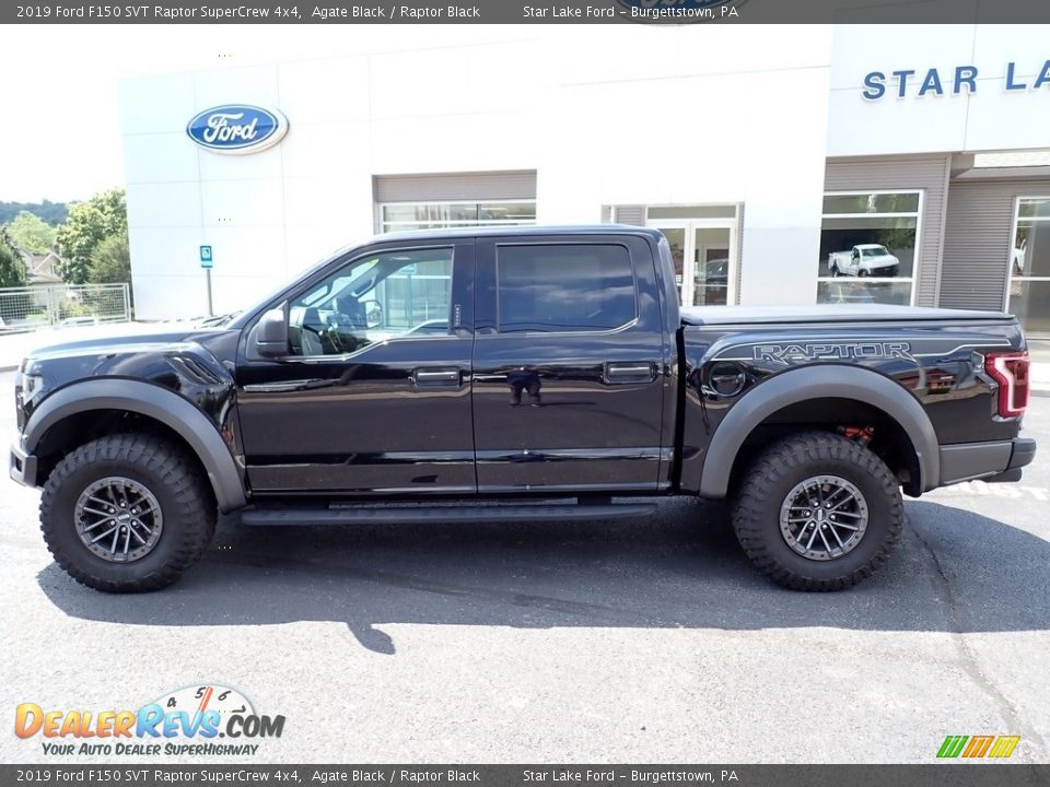 2019 Ford F150 SVT Raptor SuperCrew 4x4 Agate Black / Raptor Black Photo #2