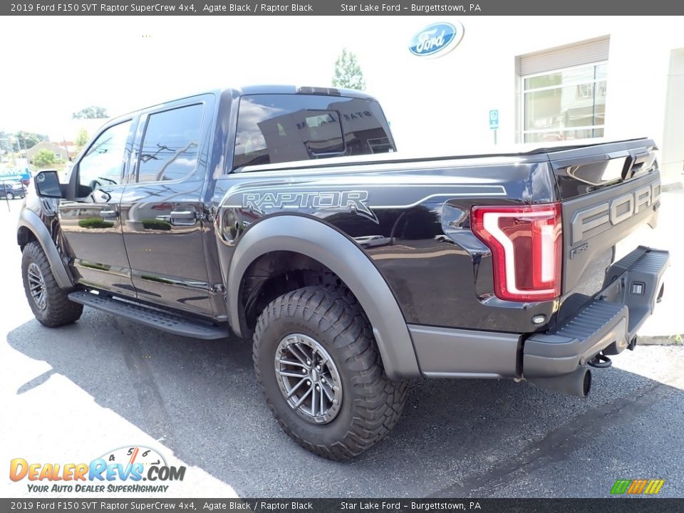 2019 Ford F150 SVT Raptor SuperCrew 4x4 Agate Black / Raptor Black Photo #3