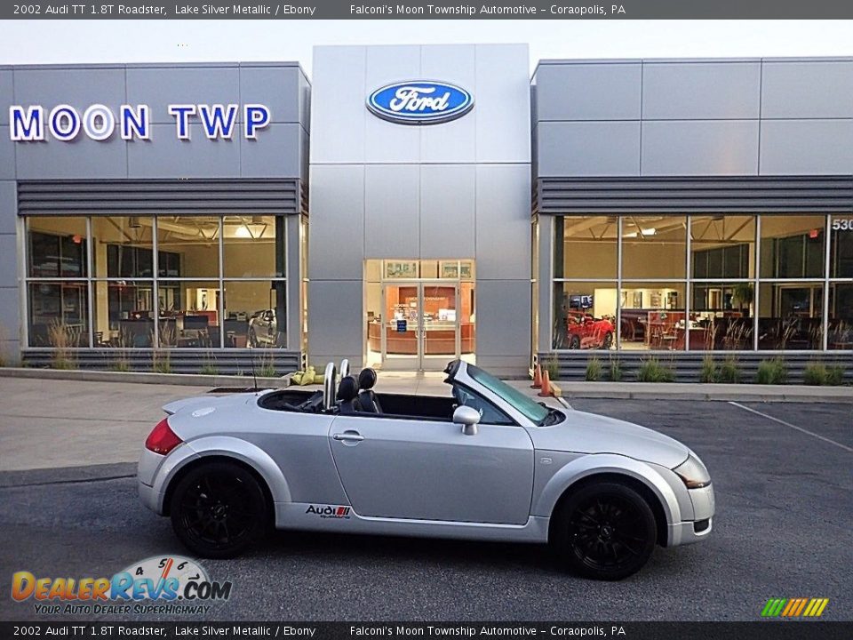 2002 Audi TT 1.8T Roadster Lake Silver Metallic / Ebony Photo #1