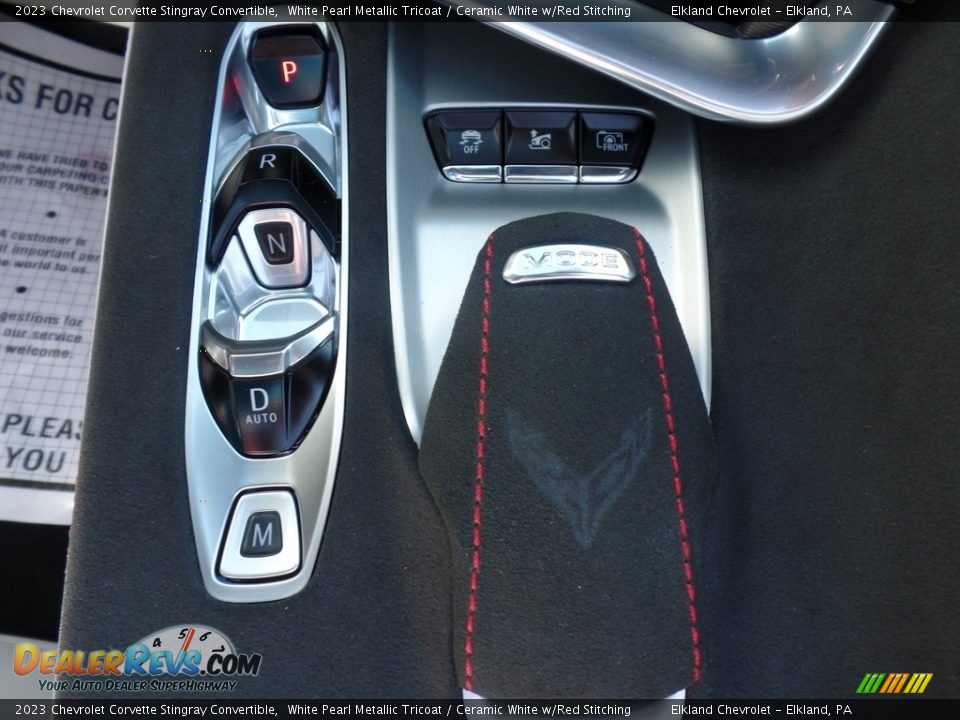 2023 Chevrolet Corvette Stingray Convertible White Pearl Metallic Tricoat / Ceramic White w/Red Stitching Photo #27