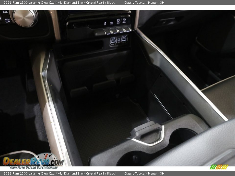 2021 Ram 1500 Laramie Crew Cab 4x4 Diamond Black Crystal Pearl / Black Photo #18