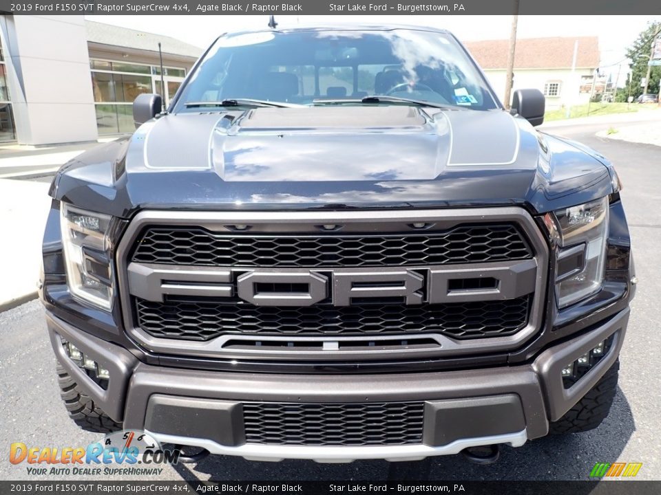 2019 Ford F150 SVT Raptor SuperCrew 4x4 Agate Black / Raptor Black Photo #9