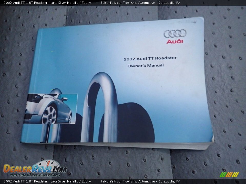 2002 Audi TT 1.8T Roadster Lake Silver Metallic / Ebony Photo #12