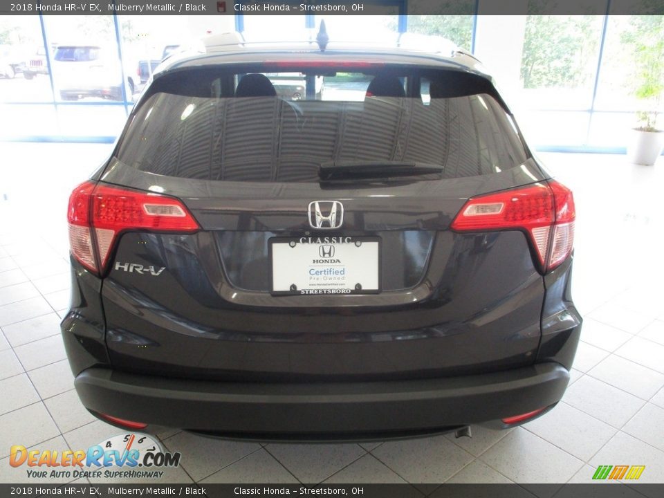 2018 Honda HR-V EX Mulberry Metallic / Black Photo #8