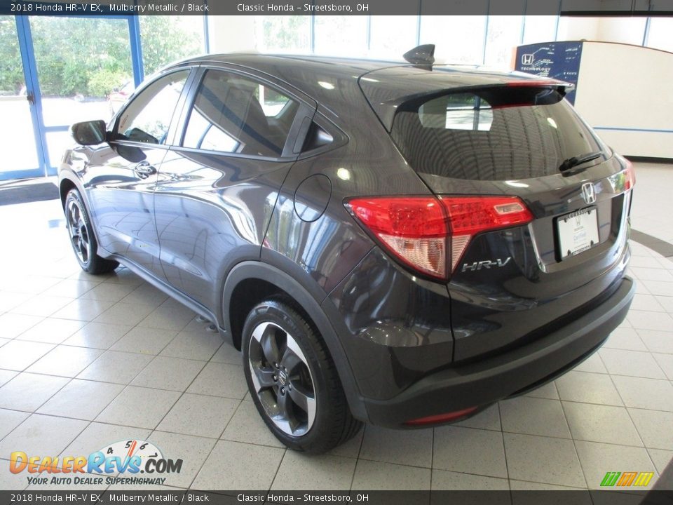 2018 Honda HR-V EX Mulberry Metallic / Black Photo #9