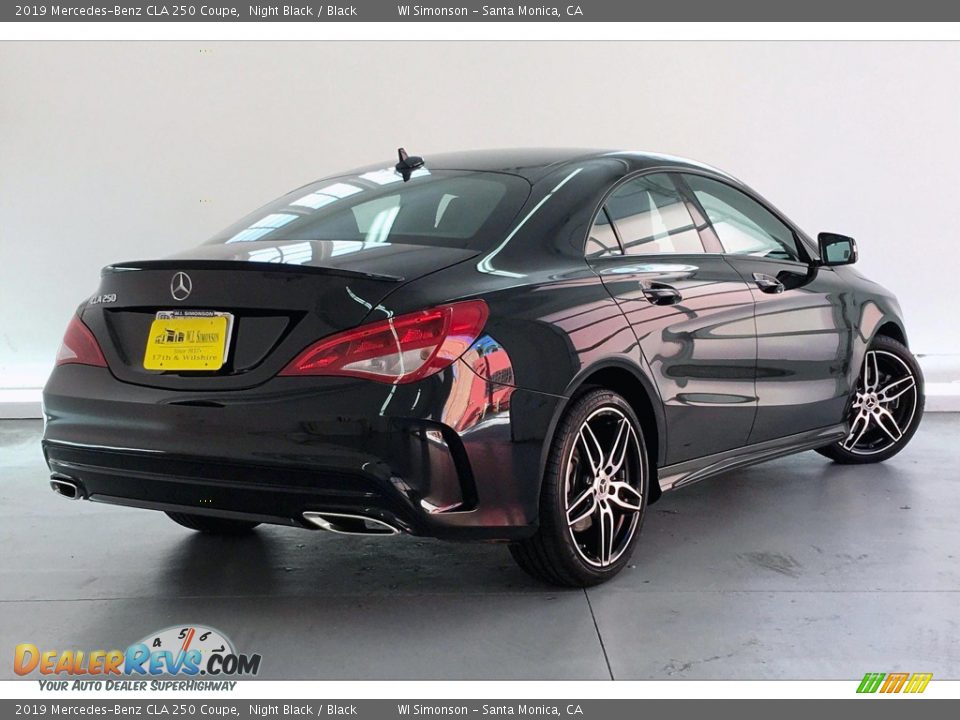 2019 Mercedes-Benz CLA 250 Coupe Night Black / Black Photo #16