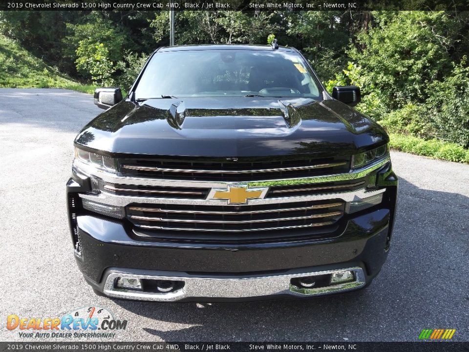 2019 Chevrolet Silverado 1500 High Country Crew Cab 4WD Black / Jet Black Photo #3