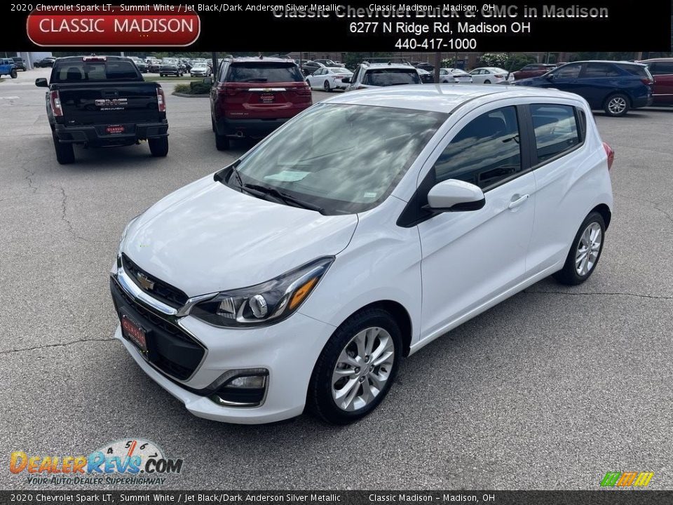 2020 Chevrolet Spark LT Summit White / Jet Black/Dark Anderson Silver Metallic Photo #1